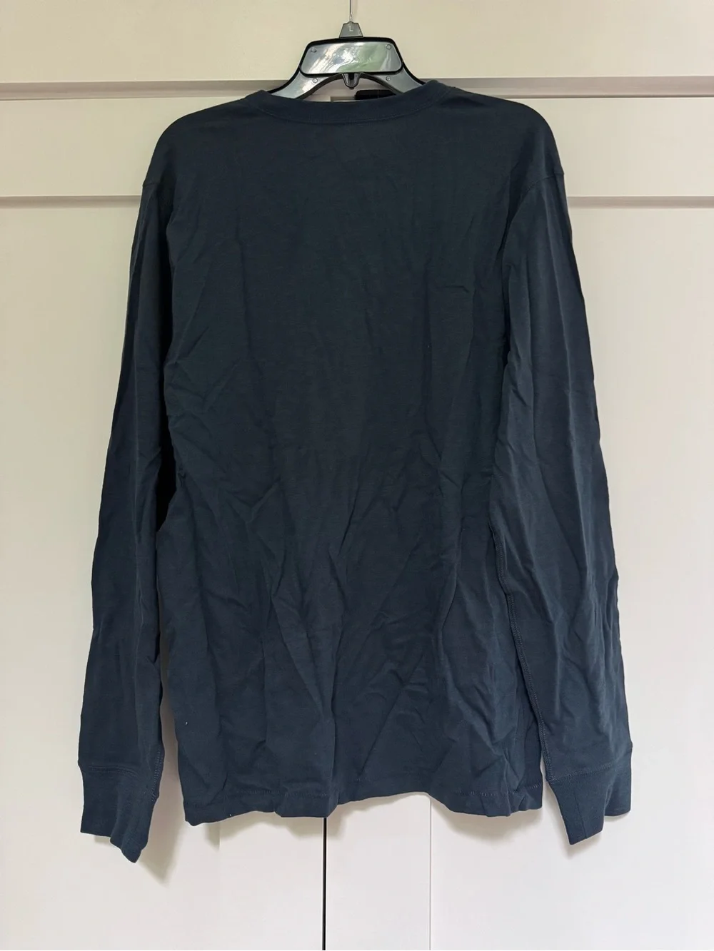 J.Crew Men's Dark Navy Long-Sleeve Henley